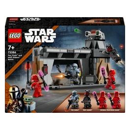 LEGO Star Wars Battaglia tra Paz Vizsla e Moff Gideon Giochi d'Avventura per Bambini da 7 Anni Set da The Mandalorian Stagione 3 da Collezione con 4 Minifigure Armi e Jetpack Regalo Fantasy 75386