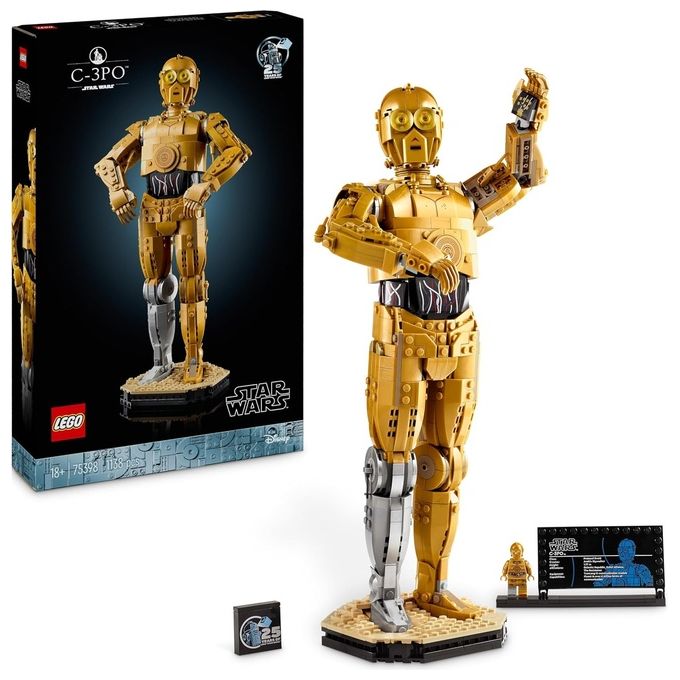LEGO Giocattoli e Prima Infanzia LEGO Star Wars C-3PO Modello 75398 Unico e Imperdibile per Ogni Collezionista di Lego Star Wars