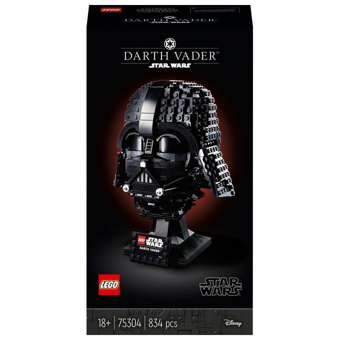 Image of LEGO Star Wars 75304 Casco di Darth Vader, Modellino da Costruire Fai da Te per Adulti, Idee Regalo da Collezione