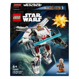LEGO Star Wars Mech X-Wing di Luke Skywalker Veicolo Robot Giocattolo Simile all'Astronave Set di Giochi d'Avventura per Bambini e Bambine da 6 Anni in su Piccolo Regalo da Collezione 75390