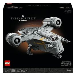 LEGO Star Wars 75331 Razor Crest, Modellino da Costruire di Astronave per Adulti, Gadget di The Mandalorian, UCS da Collezione