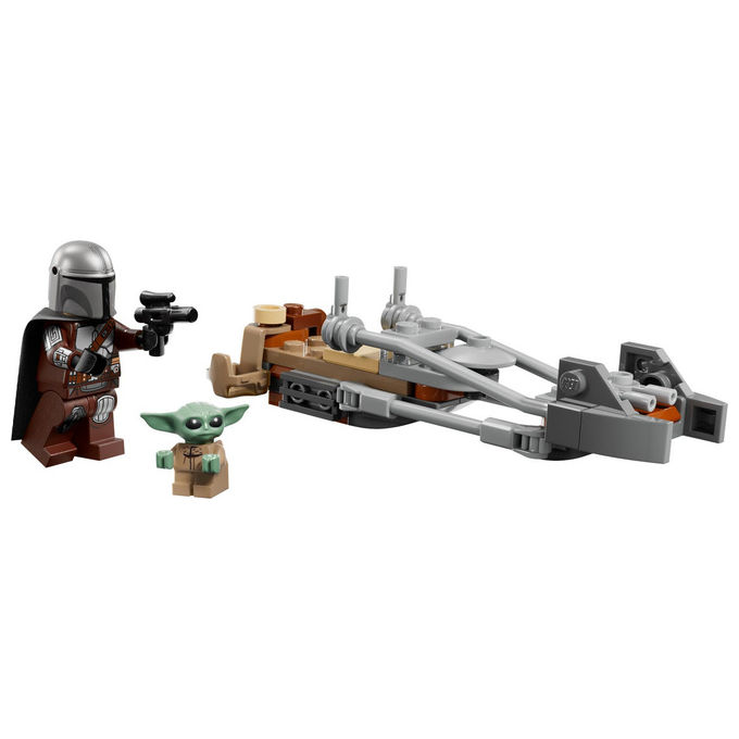 LEGO Star Wars Speeder Bike del Mandaloriano e di Grogu Set Costruzioni 58 Pezzi