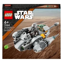 LEGO Star Wars 75363 Starfighter N-1 del Mandaloriano Microfighter, Gioco da Costruire con Grogu Baby Yoda, Regali Bambini 6+