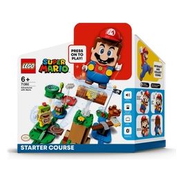 LEGO Super Mario 71360 Avventure di Mario - Starter Pack, Giochi per Bambini dai 6 Anni, Giocattolo con Personaggi Interattivi