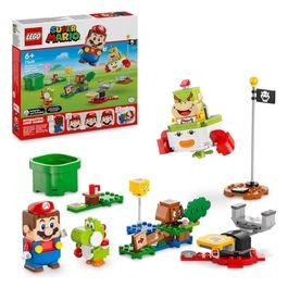 Super Mario Avventure di Mario Interattivo Giocattolo con i Personaggi Nintendo di Bowser Jr., Goomba e Yoshi