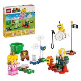 Super Mario Avventure di Peach Interattiva Giocattolo con 4 Personaggi Nintendo tra cui la Principessa e un Toad Giallo