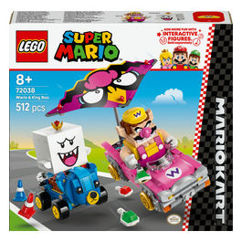 Super Mario Mario Kart- Wario e Re Boo Set da costruzione