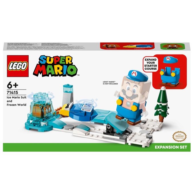 LEGO Super Mario Pack di Espansione Costume di Mario Ghiaccio e Mondo Ghiacciato