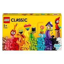 LEGO Classic 11030 Tanti Tanti Mattoncini, Set di Costruzioni con Emoji Sorridente e Altro, Regalo Creativo per Bambini 5+