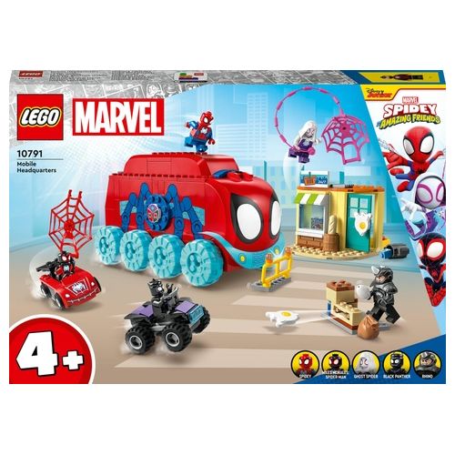 LEGO Marvel 10791 Quartier Generale Mobile del Team Spidey, Giochi per Bambini 4+, Serie Spidey e i Suoi Fantastici Amici