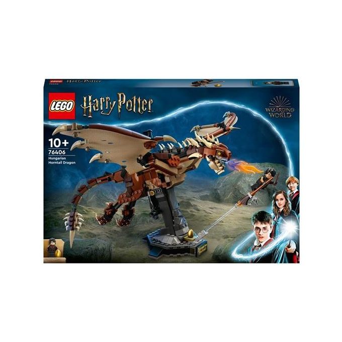 LEGO Harry Potter Ungaro Spinato, Modellino da Costruire, Set da Collezione con Drago Giocattolo, Idea Regalo con Personaggi Hogwarts