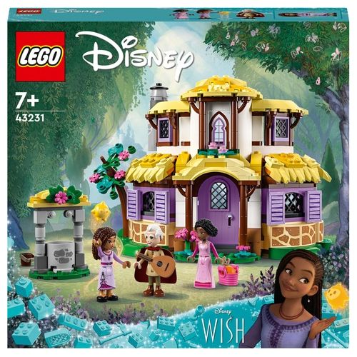 LEGO Disney Wish Il Cottage di Asha, Casa delle Bambole Giocattolo dal Film Wish con Mini Bamboline