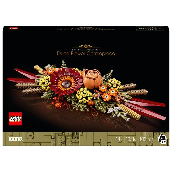 LEGO Icons 10328 Bouquet di Rose Set Fiori Finti per Adulti