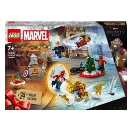 LEGO Marvel Calendario dell'Avvento degli Avengers 2023 con 24 Regali tra cui Capitan America Spider-Man Iron Man