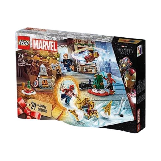 LEGO Marvel Calendario dell'Avvento degli Avengers 2023 con 24 Regali tra cui Capitan America Spider-Man Iron Man