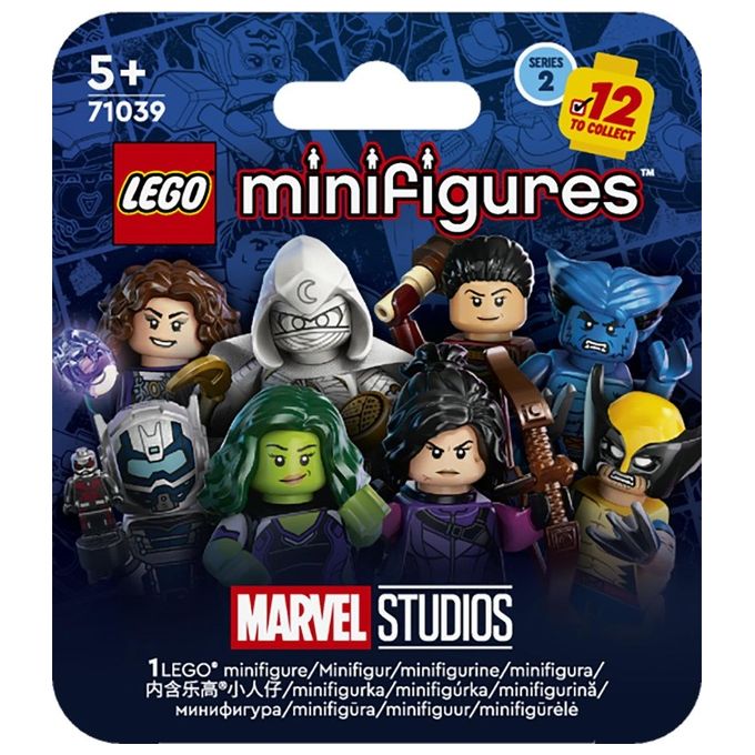 LEGO Minifigures Marvel Serie 2, Scatole Misteriose con Wolverine Occhio di Falco e Altri