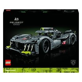 Technic 42156 PEUGEOT 9X8 24H Le Mans Hybrid Hypercar, Modellino di Auto da Corsa per Adulti Scala 1:10, Set da Collezione