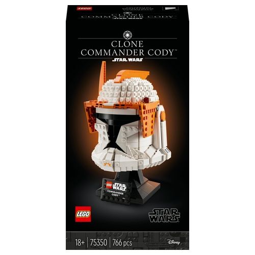 LEGO Star Wars 75350 Casco del Comandante Clone Cody, Serie Caschi 2023, Collezione per Adulti da The Clone Wars, Idea Regalo