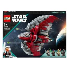 Star Wars 75362 Shuttle Jedi T-6 di Ahsoka Tano, Astronave Giocattolo con 4 Minifigure, Regalo della Serie Ahsoka