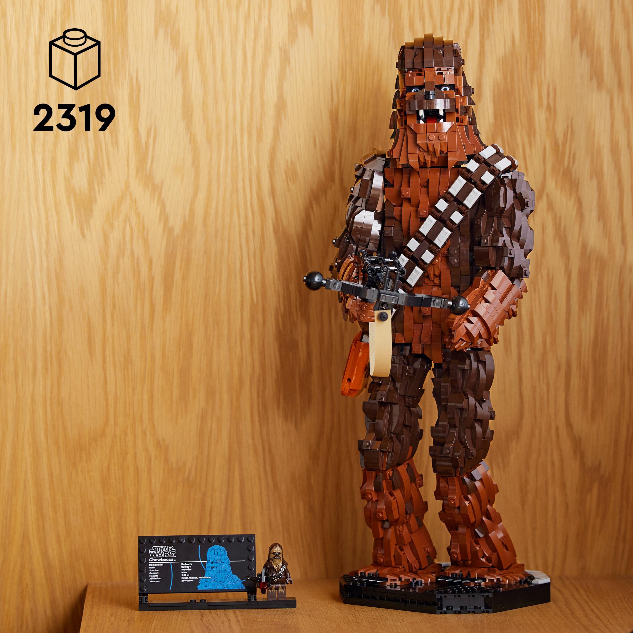 La splendida Figure di CHEWBACCA da Star Wars in versione LEGO è scontata  su