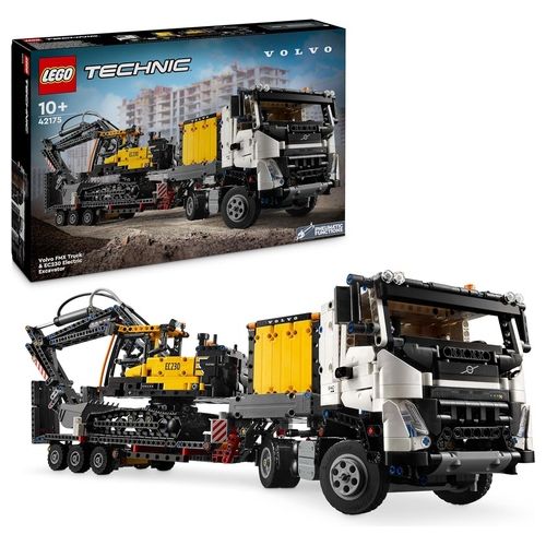 Technic Autocarro Volvo FMX Ed Escavatore Elettrico EC230