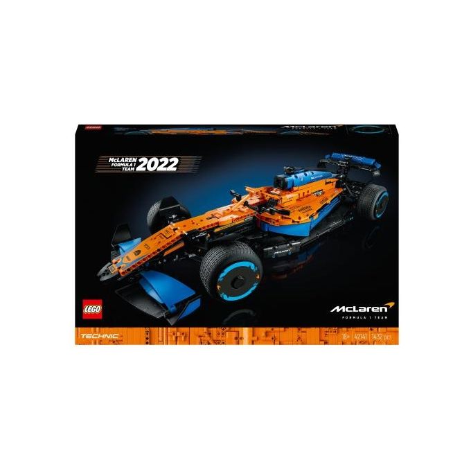LEGO Technic 42141 Monoposto McLaren Formula 1 2022, Auto Replica F1, Set per Adulti Macchina da Corsa, Modellino Supercar