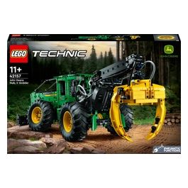 LEGO Technic 42157 Trattore John Deere 948L-II, Modellino da Costruire di Veicolo Giocattolo con Funzioni Pneumatiche e 4WD