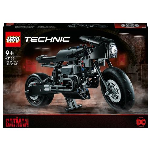 LEGO Technic 42155 THE BATMAN – BATCYCLE, Moto Giocattolo da Collezione, Modellino Motocicletta del Supereroe, Film del 2022
