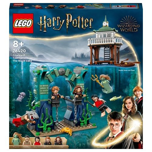 LEGO Harry Potter 76420 Torneo dei Tremaghi: il Lago Nero, Giochi per Bambini e Bambine con Barca Giocattolo e 5 Minifigure