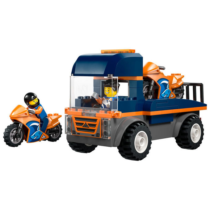 LEGO Trasportatore di Moto 60491 City per Bambini dai 4 Anni