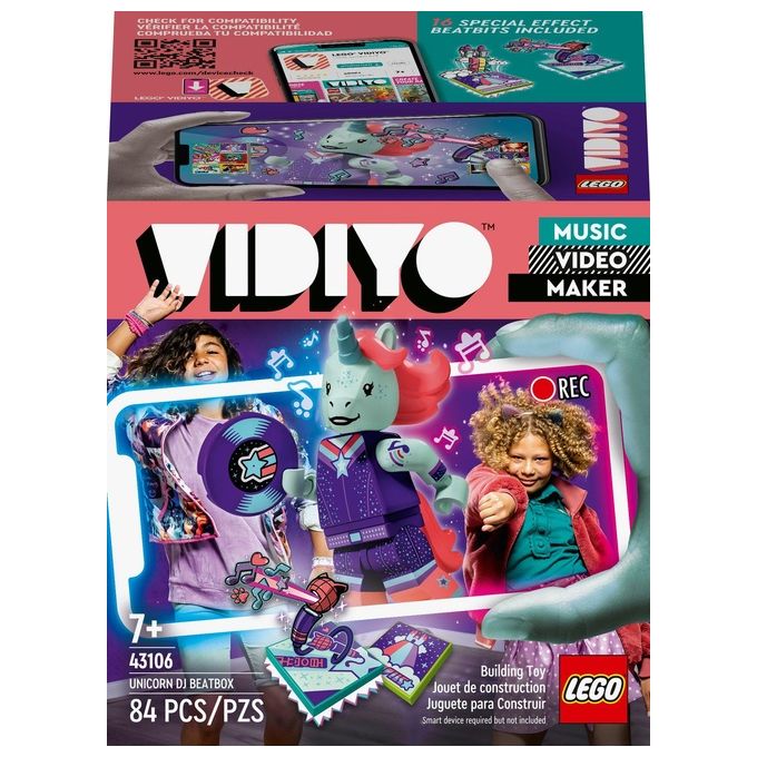 LEGO Vidiyo Unicorn Dj BeatBox Creatore Video Musicali con Unicorno