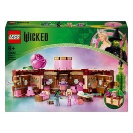 Wicked il Dormitorio di Glinda ed Elphaba Baule Apribile con Camera da Letto da Costruire con 2 Personaggi del Film