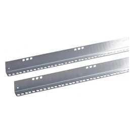 Set di 2 Montanti Aggiuntivi per Armadi Rack 24U da Installare sul Retro dell'Armadio