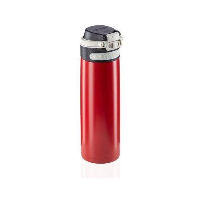Leifheit Borraccia Flip in Acciaio Rosso 600ml