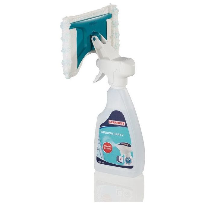 Leifheit Window Spray Cleaner Micro Duo Dispositivo 2in1 per Spruzzare e Pulire
