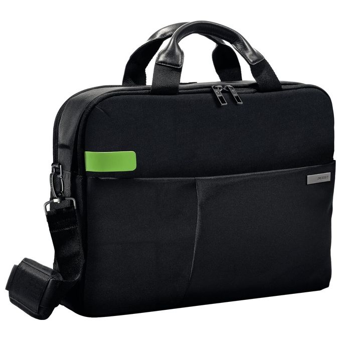 Leitz 60160095 Smart Traveller Valigetta Ventiquattrore per Notebook 15,6'' Nero/Verde