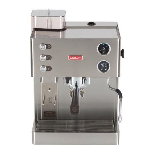 Lelit PL82T Kate Macchina da Caffe' Espresso Potenza 1200 W Capacita' 2,5 Litri Macinacaffe' Incorporato Accaio Inox