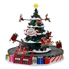 Santas Sleigh Spinners con Adattatore 4.5V