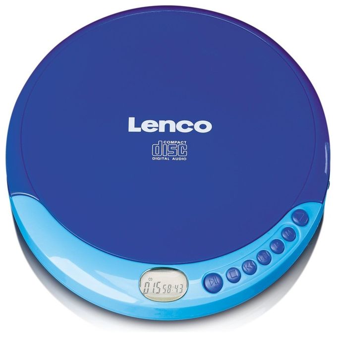 Lenco CD-011 Lettore Cd Portatile Blu