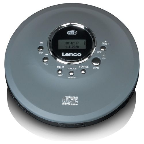 Lenco CD-400 Lettore CD Portatile Grigio