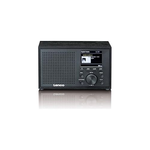 Lenco DAR-017BK Radio Compatta DAB con Bluetooth 5.0 Nero