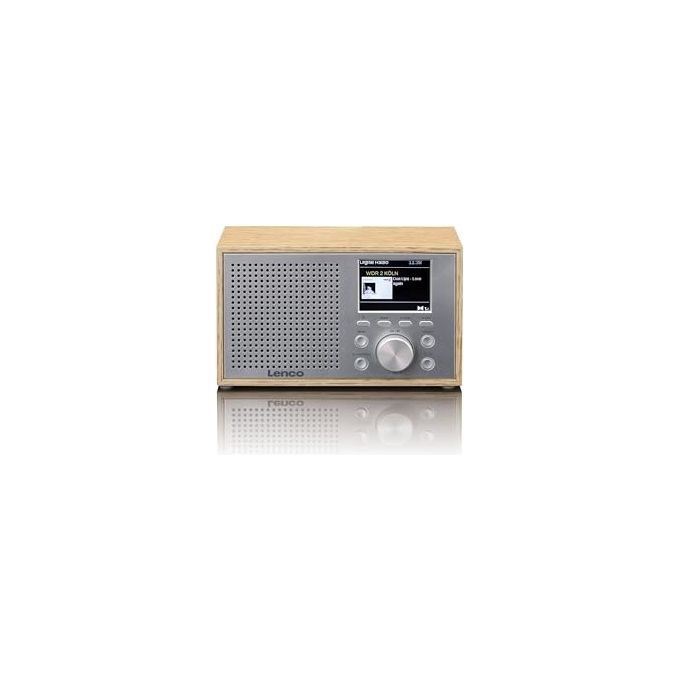 Lenco DAR-017WD Radio Compatta DAB con Bluetooth 5.0 in Legno
