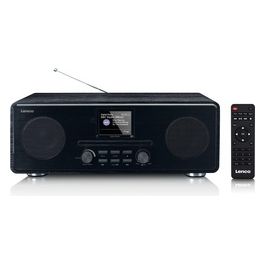 Lenco DAR-061 DAB+ Radio Digitale con Bluetooth Lettore CD/MP3-2 x 10 Watt RMS Nero