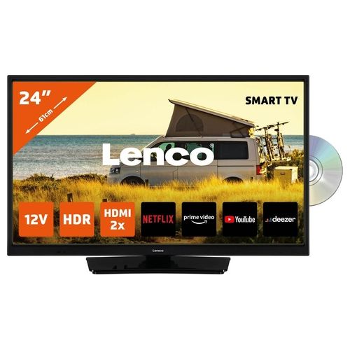 Lenco DVL-2483BK Tv Led 24" Smart TV Wi-Fi Nero