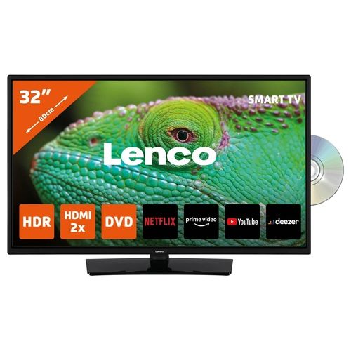 Lenco DVL-3273BK Tv Led 32" con Lettore Dvd Nero