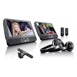DVP-939 Doppio Lettore DVD con Schermo, Nero