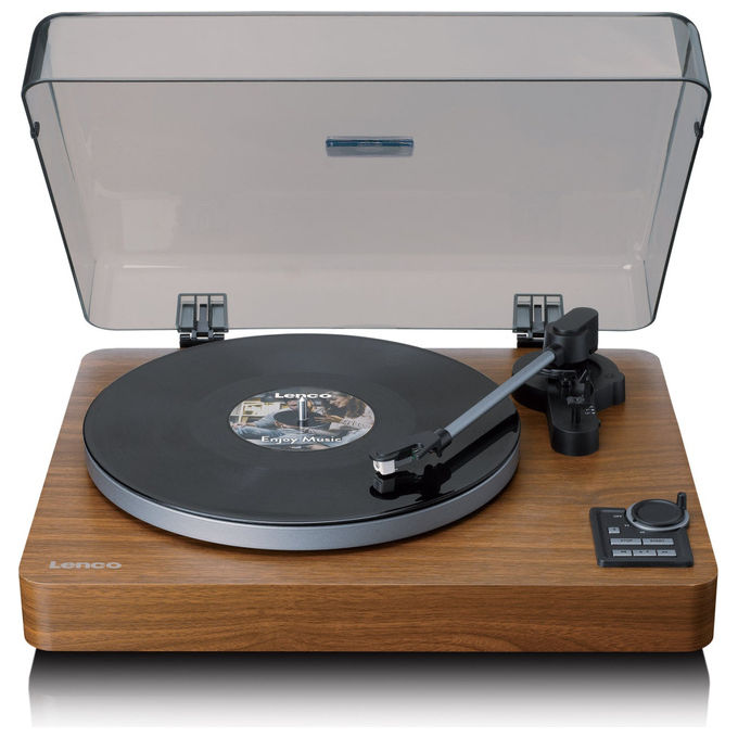 Lenco, Giradischi Automatico Bluetooth 5.3, Trasmissione a Cinghia, Legno