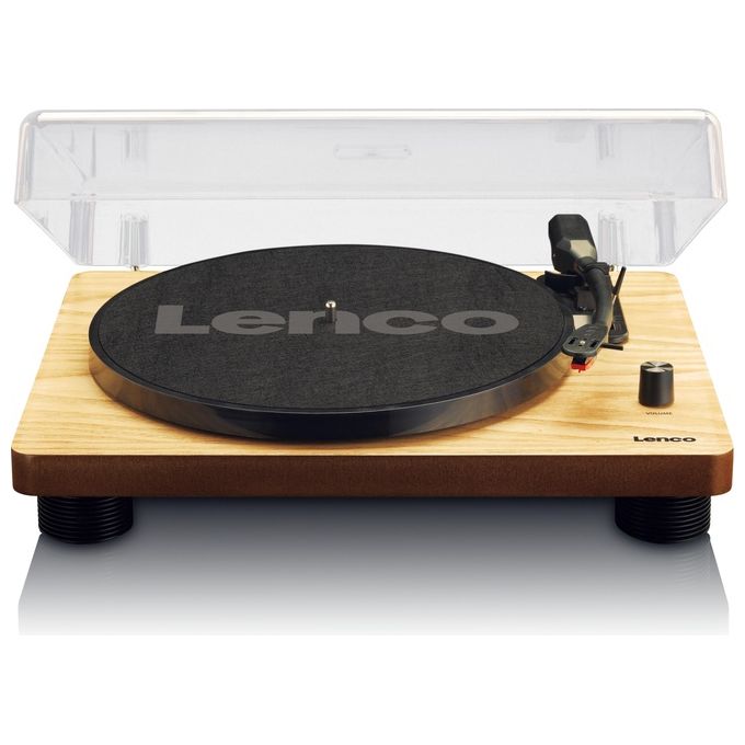 Lenco LS-50 Giradischi a Cinghia Semi-Automatico 2 Altoparlanti Integrati Uscita RCA USB 2.0 33 45 78 rpm colore Legno