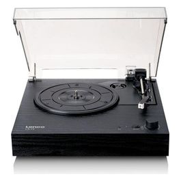 Giradischi LS Series LS-15 Nero Design Retro con Bluetooth e Altoparlanti Integrati per Audio di Alta Qualità