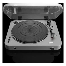L-85 Giradischi con Registrazione Diretta su Usb Key Trazione Cinghia Semiautomatico Testina Magnetica Argento